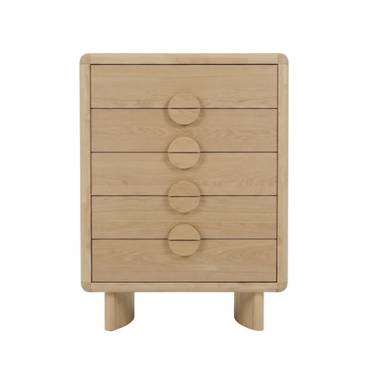 Gabrielle Chest, Light Oak - Alpine Furniture