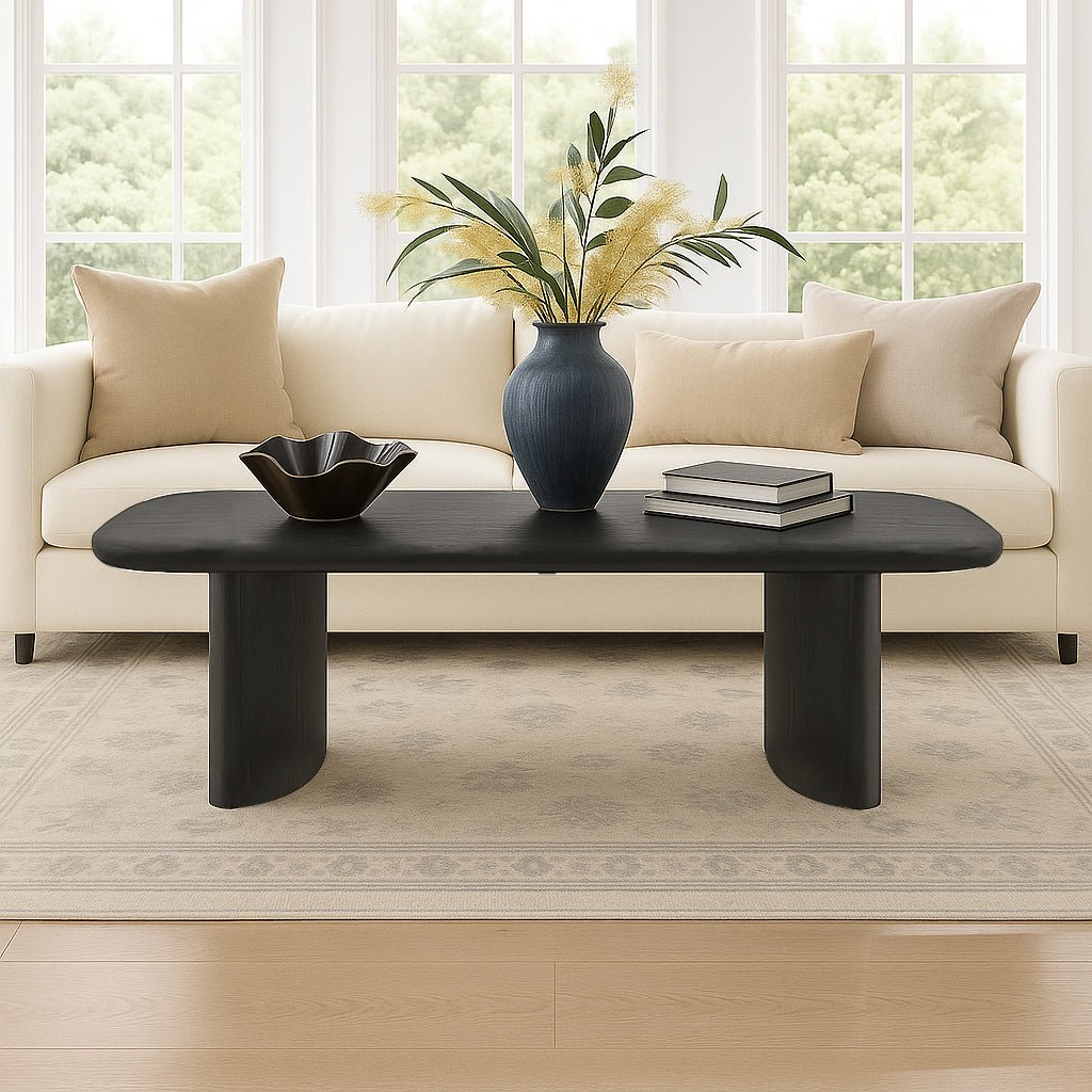Gabrielle Coffee Table, Black - Alpine Furniture