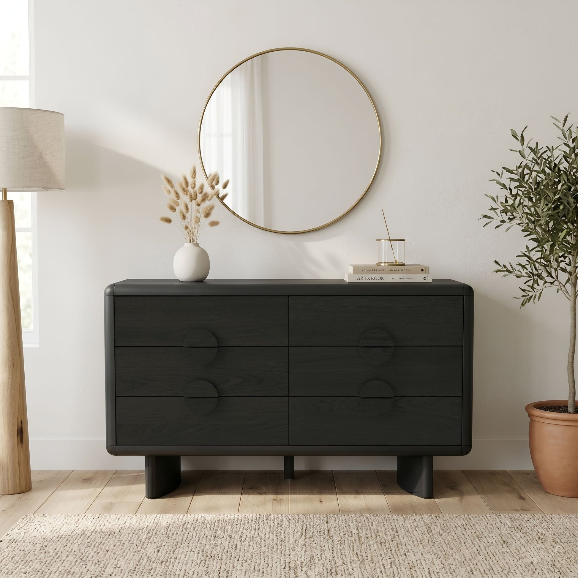 Gabrielle Dresser, Black - Alpine Furniture