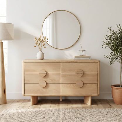 Gabrielle Dresser, Light Oak - Alpine Furniture