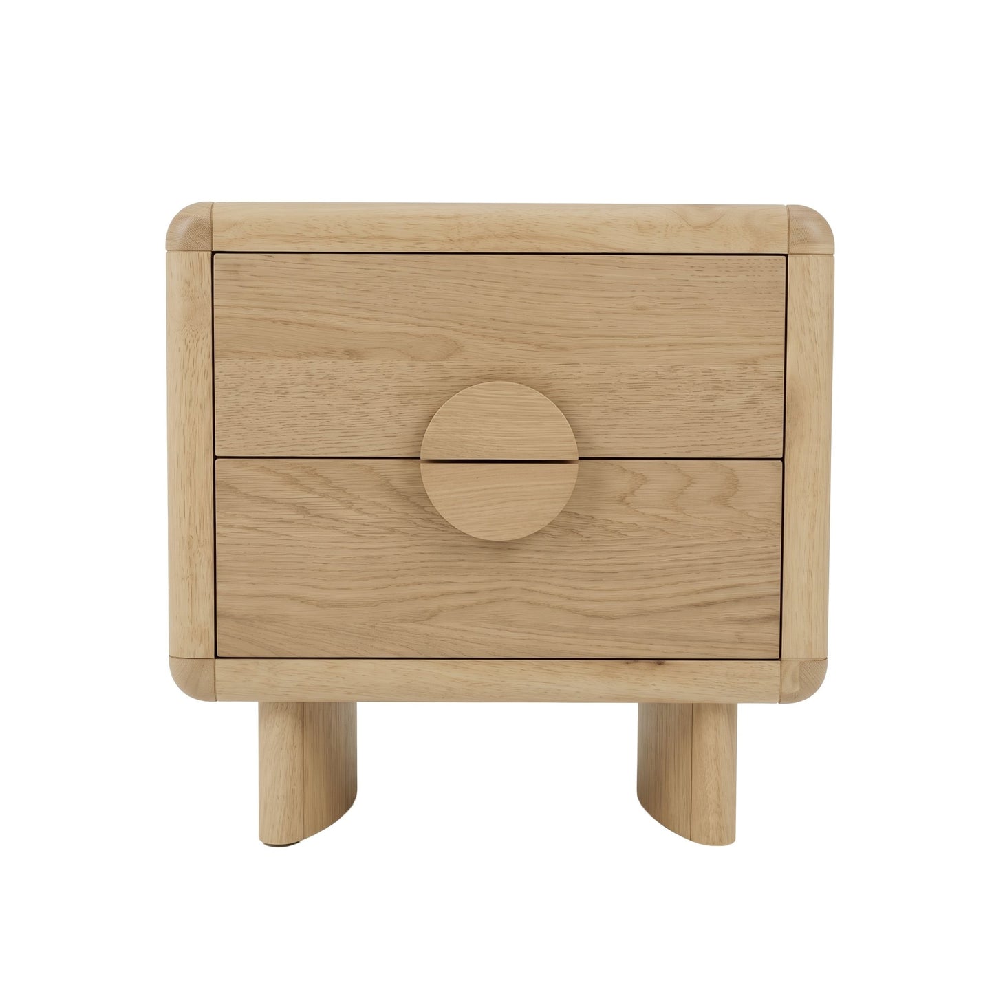 Gabrielle Nightstand, Light Oak - Alpine Furniture