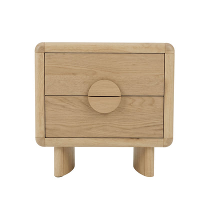 Gabrielle Nightstand, Light Oak - Alpine Furniture