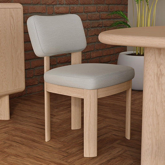 Gabrielle Side Chairs, Light Oak (Set of 2) - Alpine Furniture