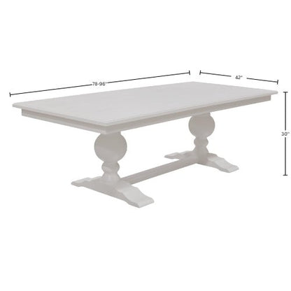 Hampton Rectangular Dining Table - Alpine Furniture