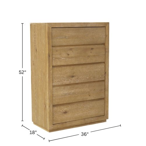 Harper Five Drawer Chest - Alpine Furniture