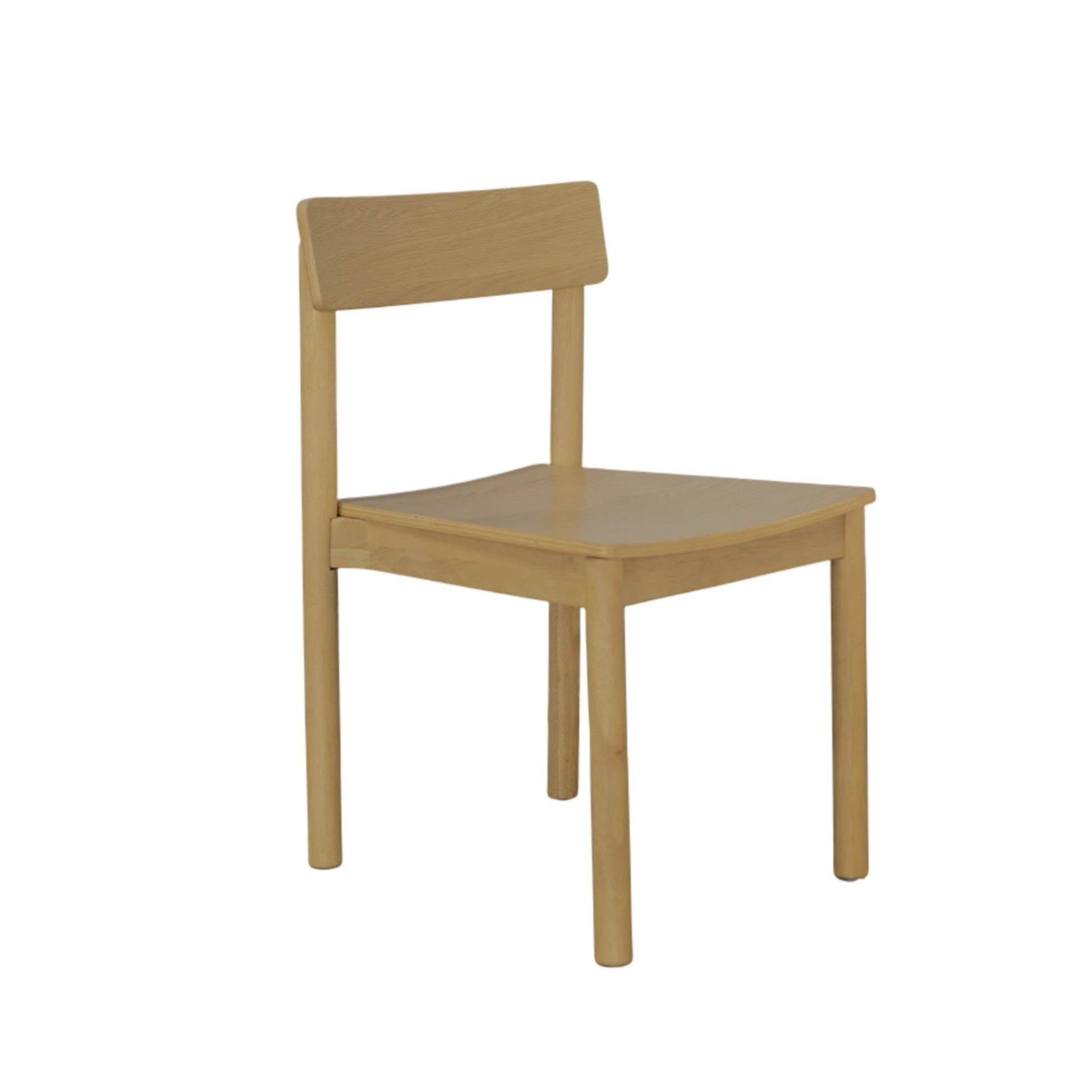 Hudson Side Chairs, Light Oak - Alpine Furniture