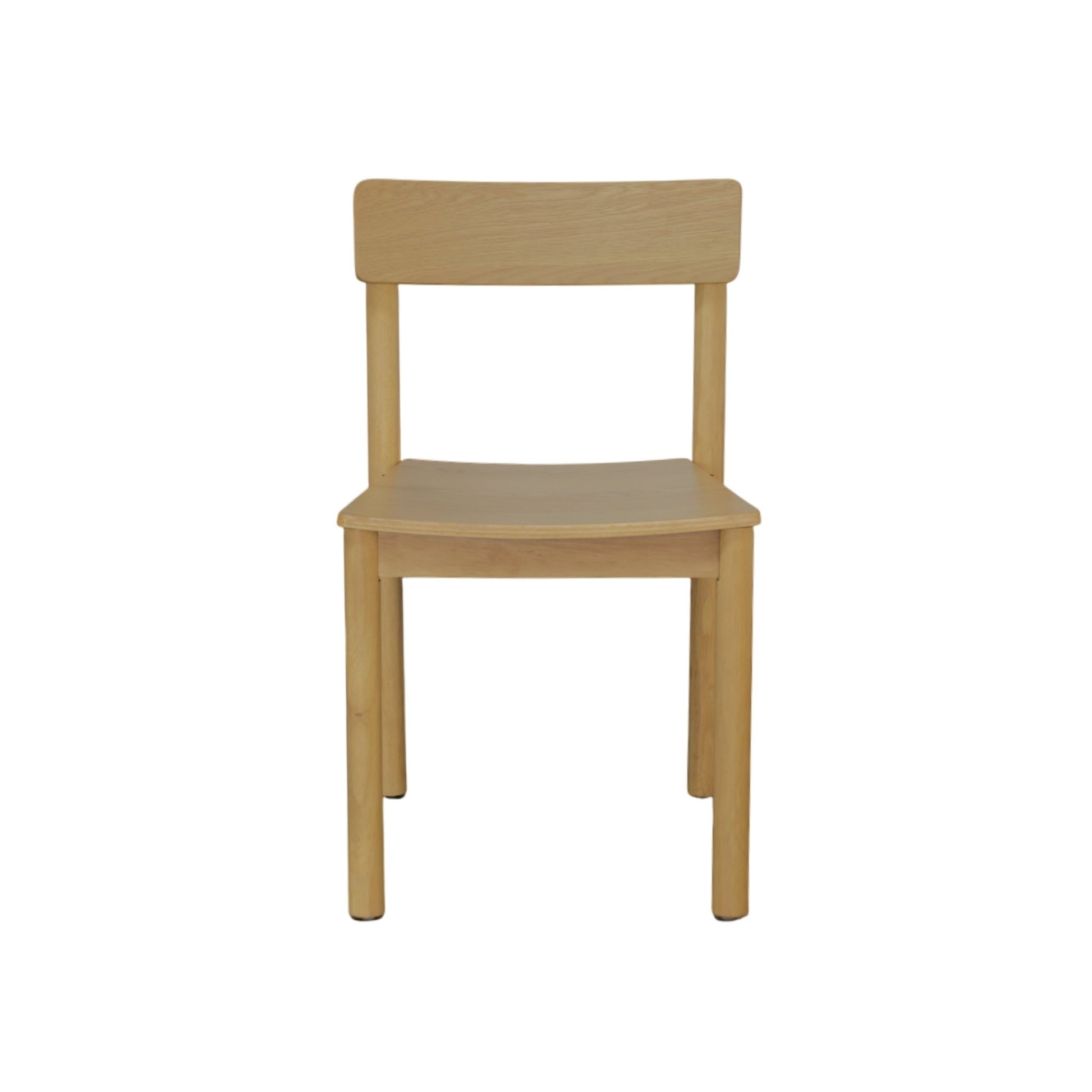 Hudson Side Chairs, Light Oak - Alpine Furniture