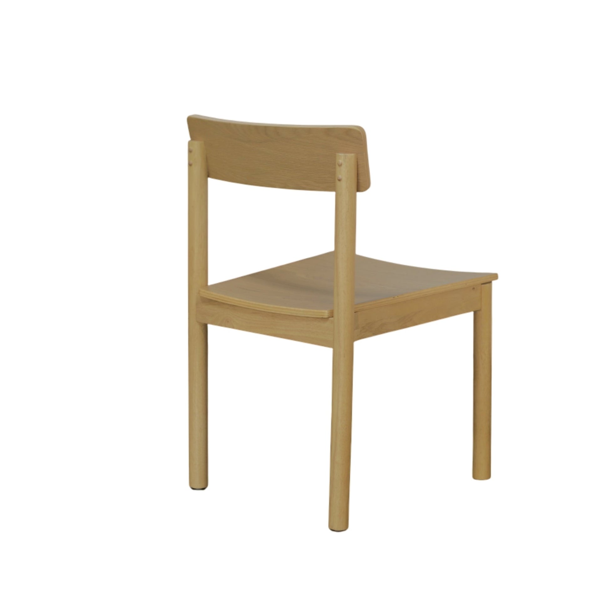 Hudson Side Chairs, Light Oak - Alpine Furniture