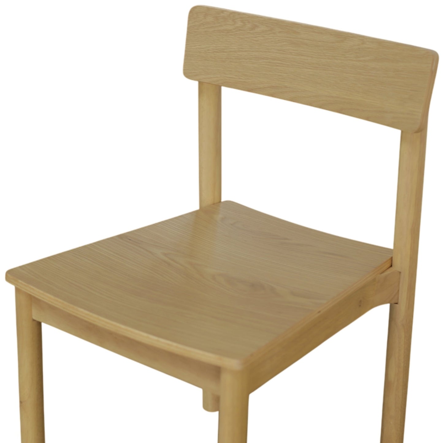 Hudson Side Chairs, Light Oak - Alpine Furniture