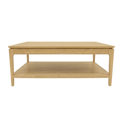 June Coffee Table, Light Oak - Alpine Furniture
