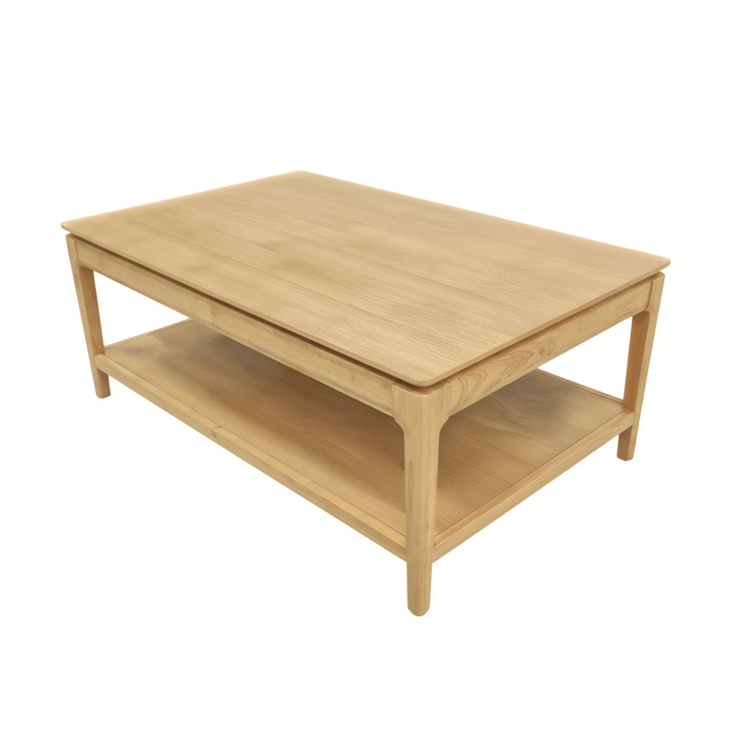 June Coffee Table, Light Oak - Alpine Furniture