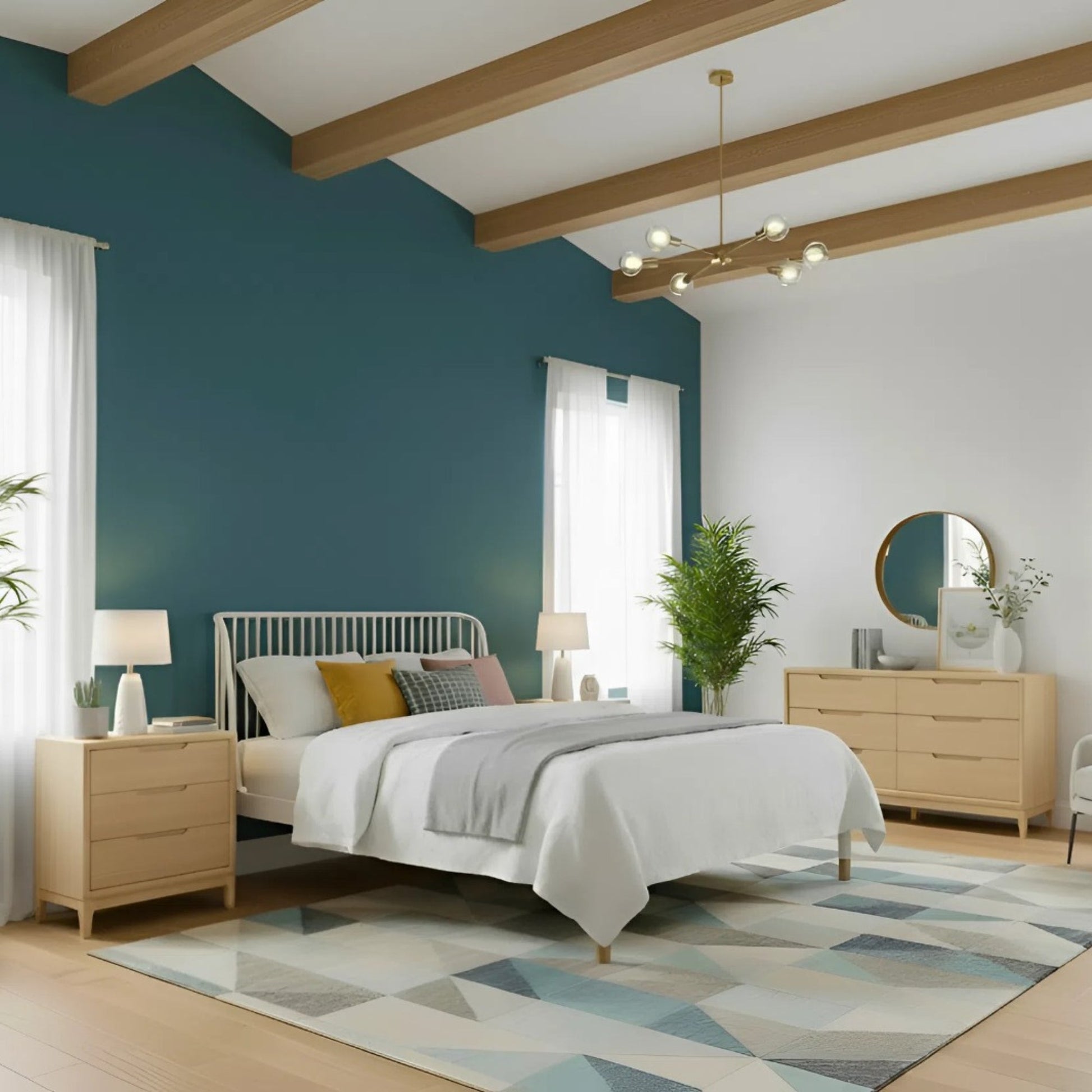 June Dresser, Light Oak - Alpine Furniture
