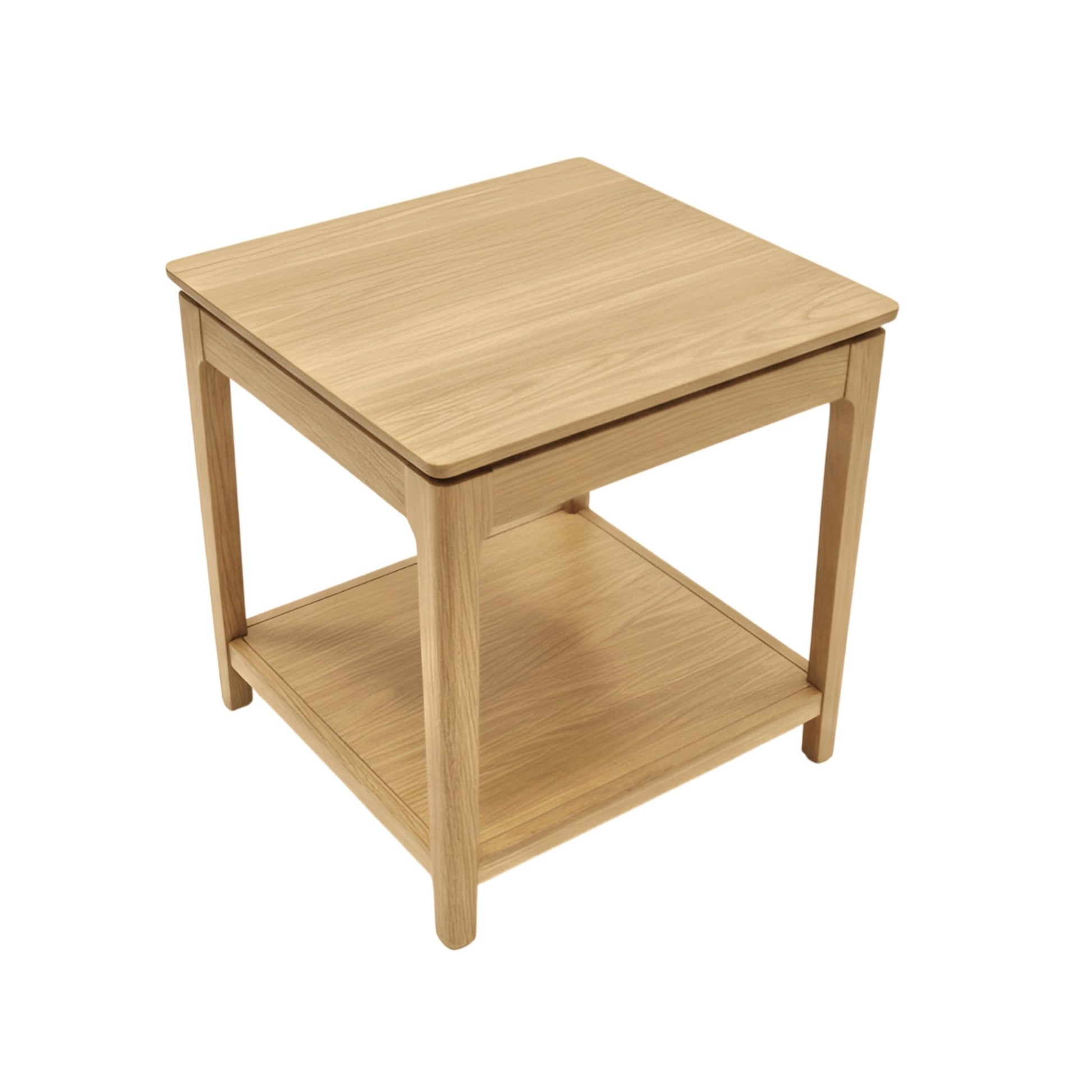 June End Table, Light Oak - Alpine Furniture
