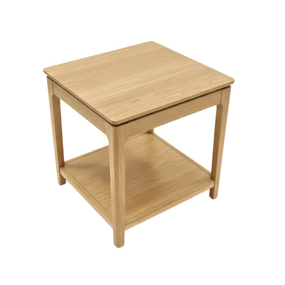 June End Table, Light Oak - Alpine Furniture