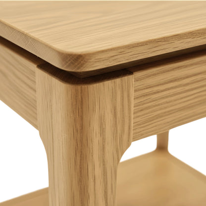 June End Table, Light Oak - Alpine Furniture