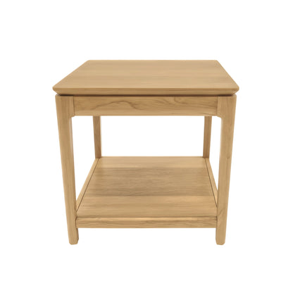 June End Table, Light Oak - Alpine Furniture