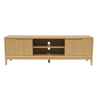 June TV Console, Light Oak - Alpine Furniture