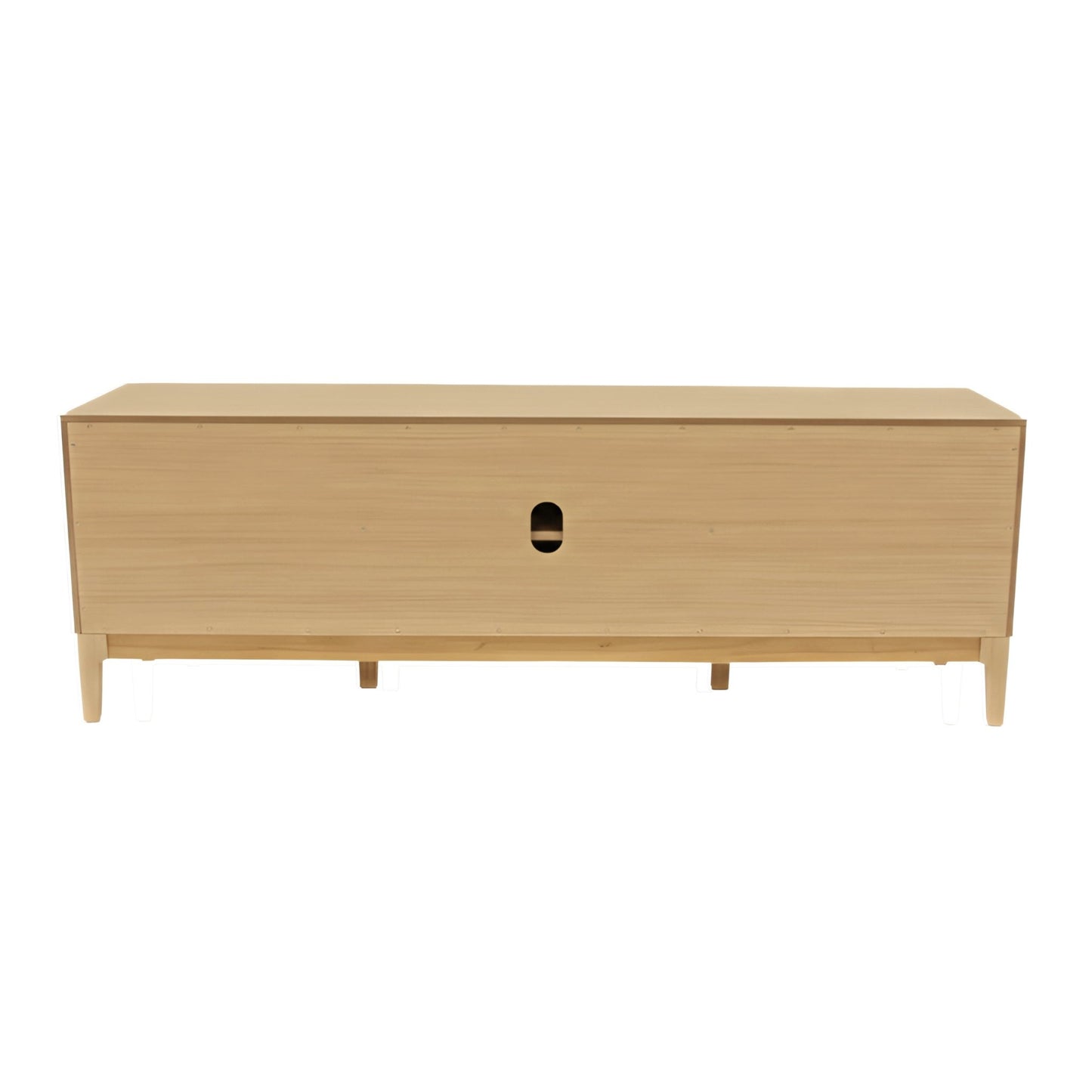 June TV Console, Light Oak - Alpine Furniture
