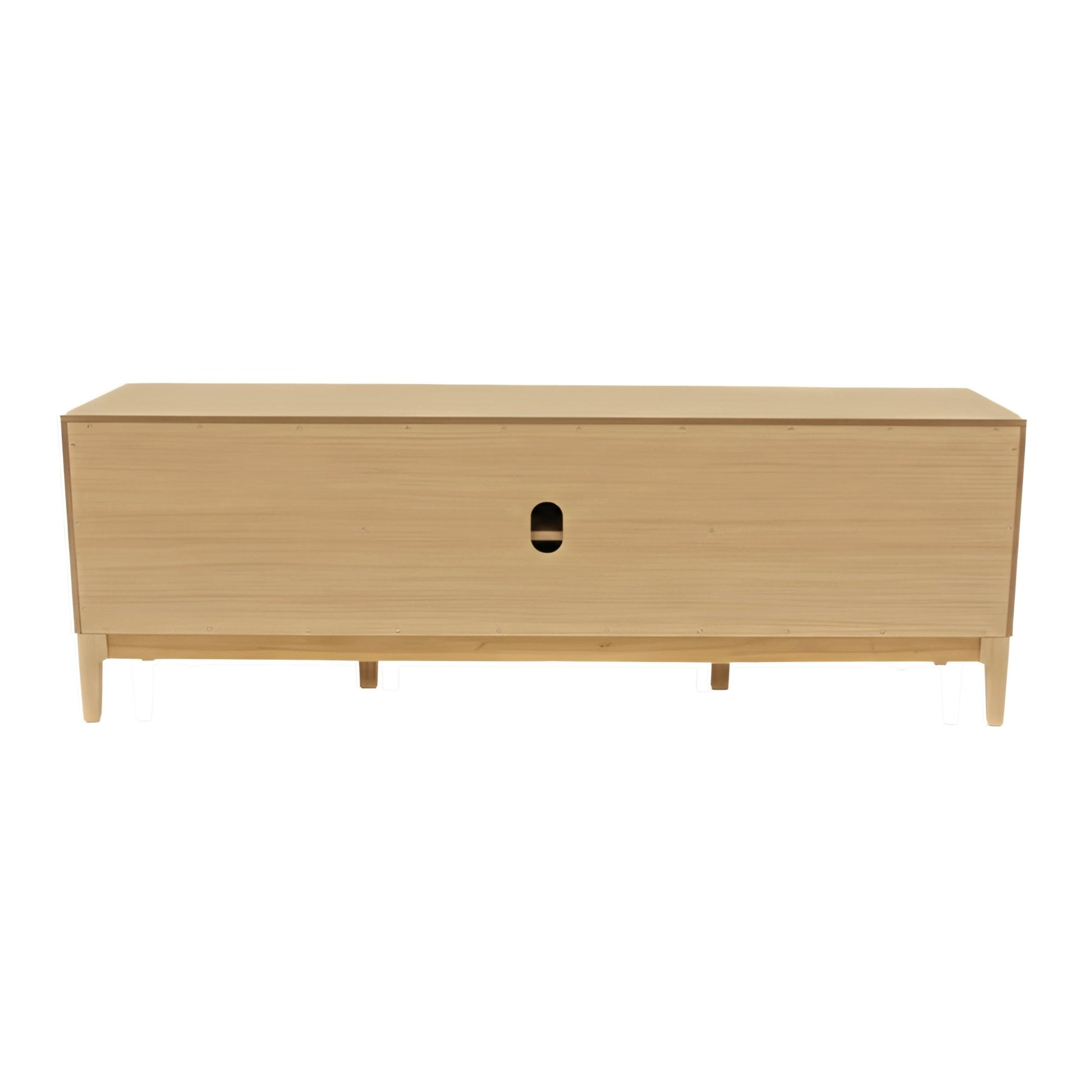 June TV Console, Light Oak - Alpine Furniture
