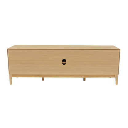 June TV Console, Light Oak - Alpine Furniture