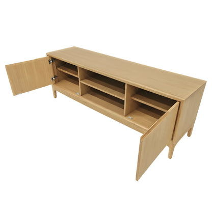 June TV Console, Light Oak - Alpine Furniture