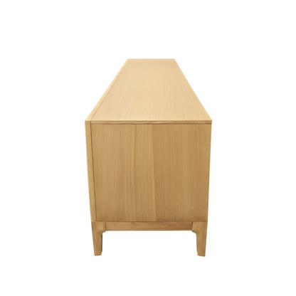 June TV Console, Light Oak - Alpine Furniture