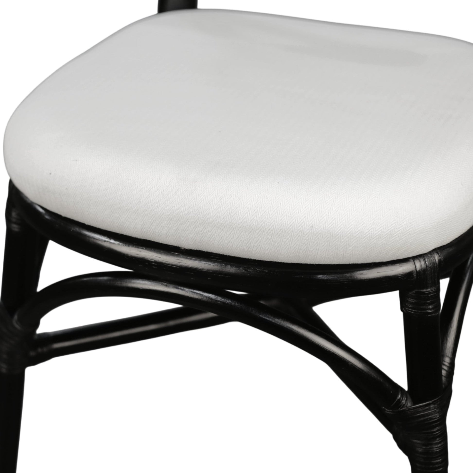 Kaya Rattan Dining Chair - Black (Set of 2) - Alpine Furniture