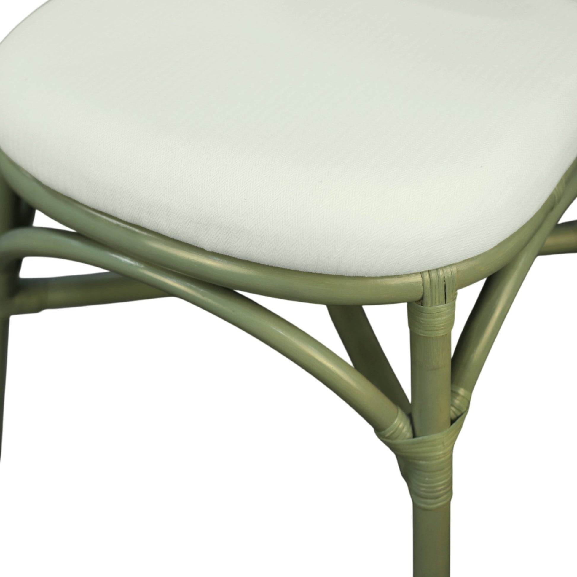 Kaya Rattan Dining Chair - Green (Set of 2) - Alpine Furniture