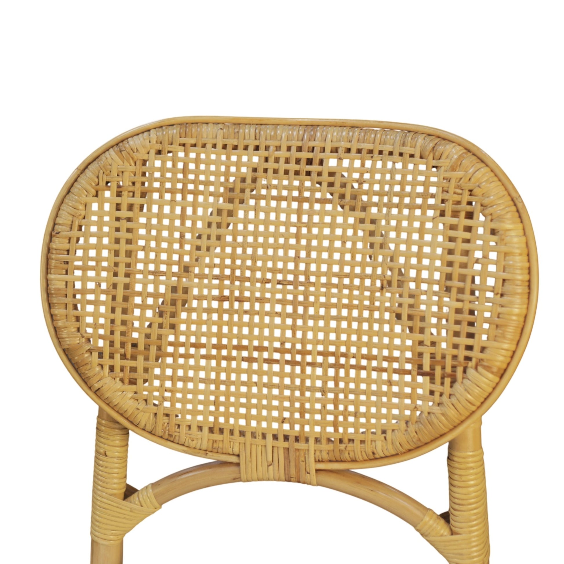 Kaya Rattan Dining Chair - Natural (Set of 2) - Alpine Furniture