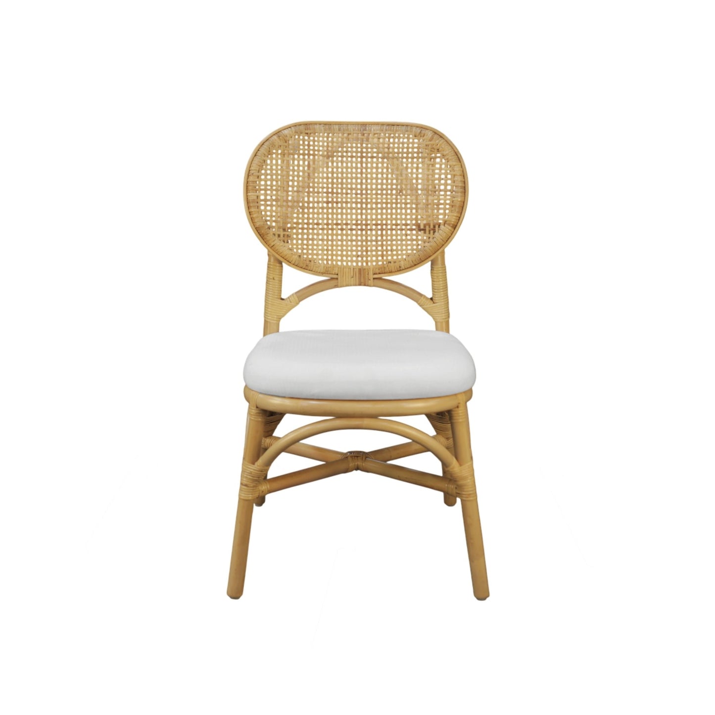 Kaya Rattan Dining Chair - Natural (Set of 2) - Alpine Furniture