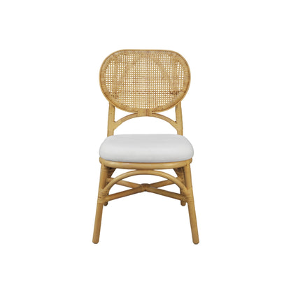 Kaya Rattan Dining Chair - Natural (Set of 2) - Alpine Furniture