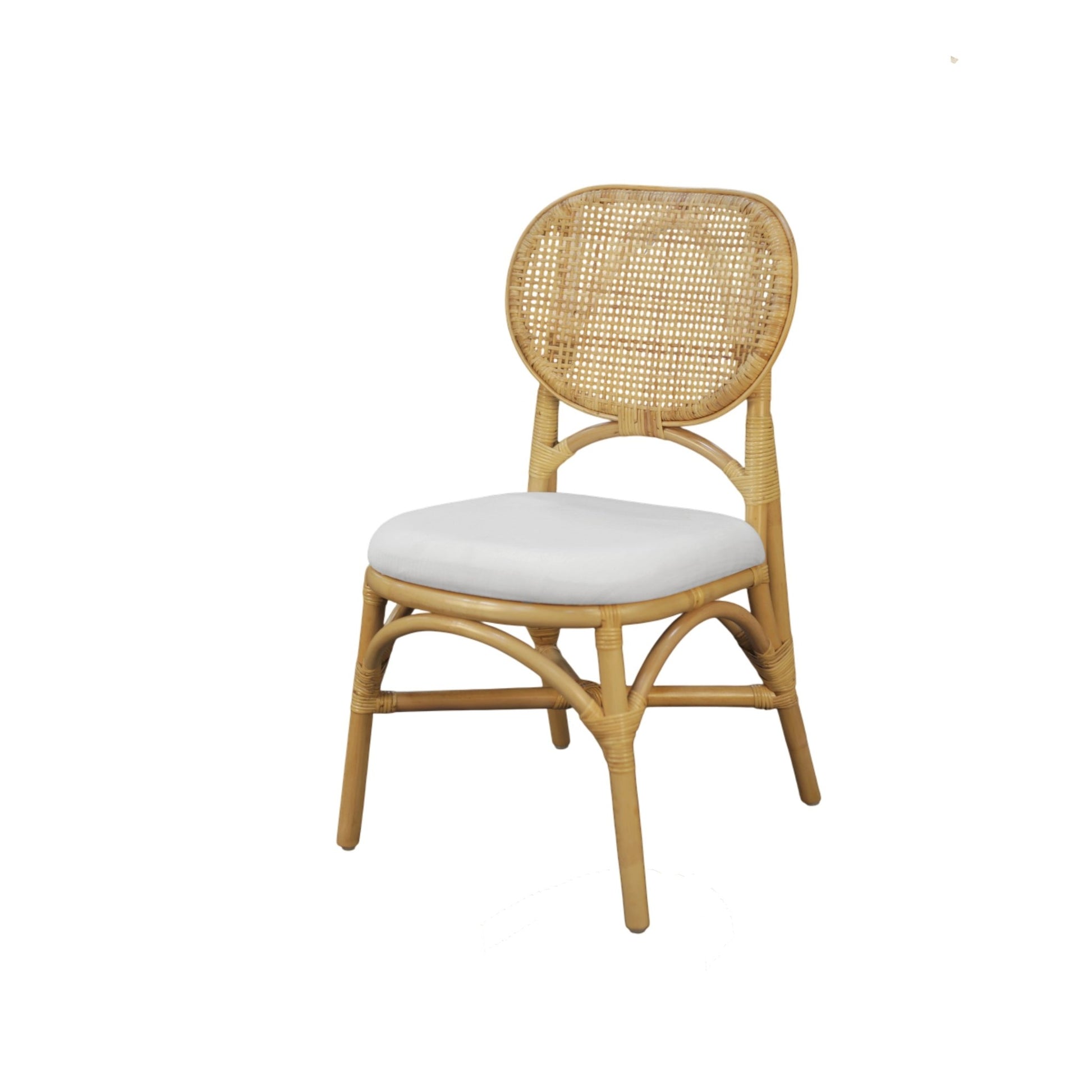 Kaya Rattan Dining Chair - Natural (Set of 2) - Alpine Furniture