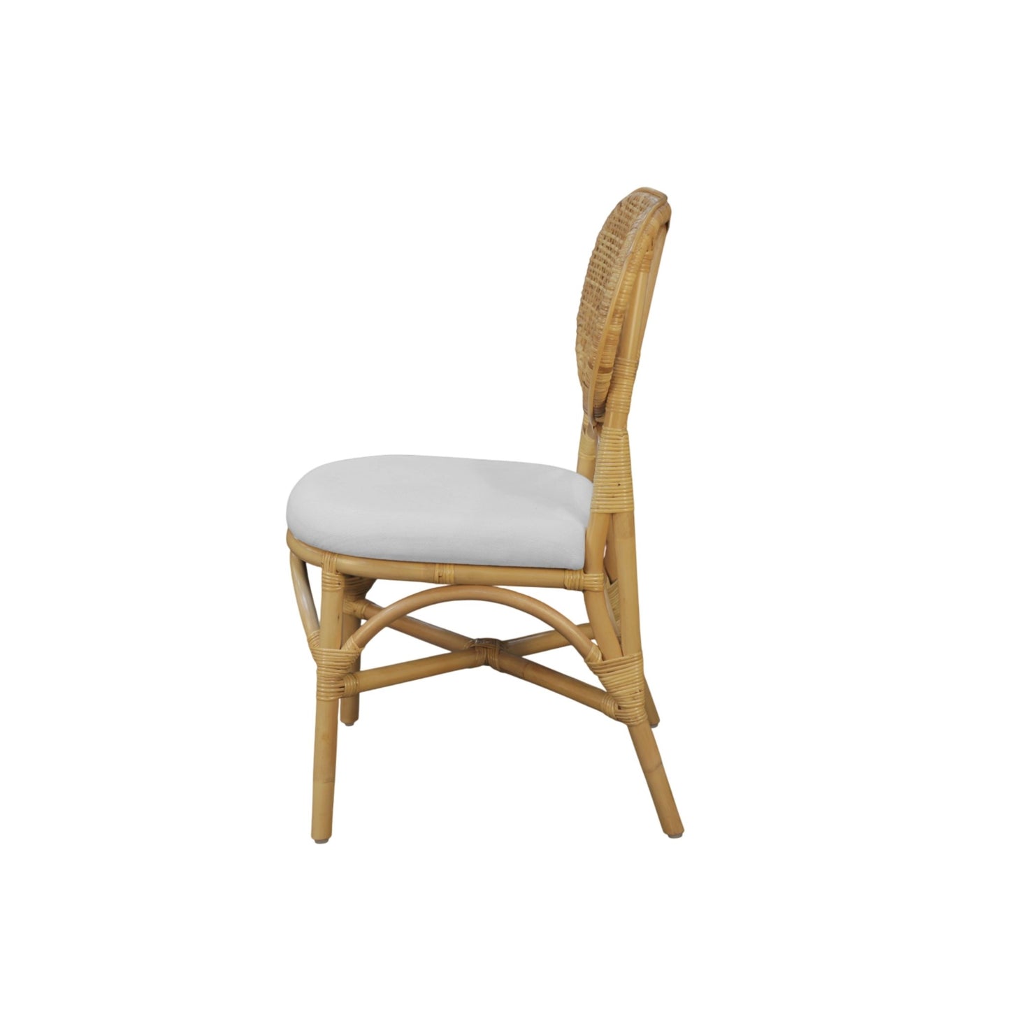 Kaya Rattan Dining Chair - Natural (Set of 2) - Alpine Furniture