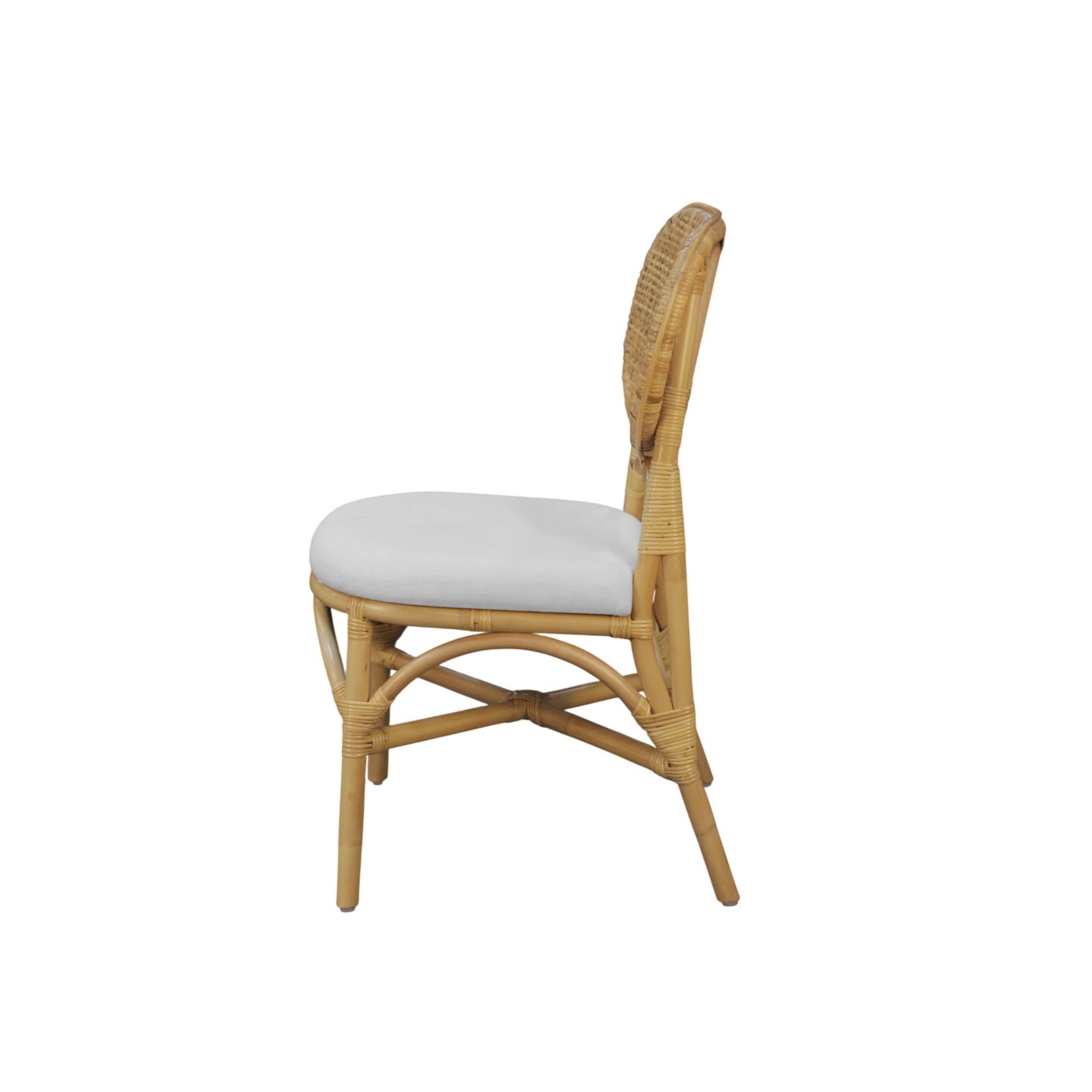 Kaya Rattan Dining Chair - Natural (Set of 2) - Alpine Furniture