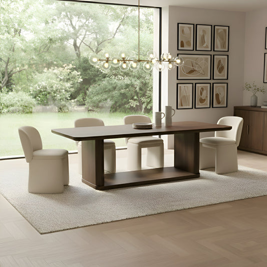 Lozano Rectangular Dining Table - Alpine Furniture