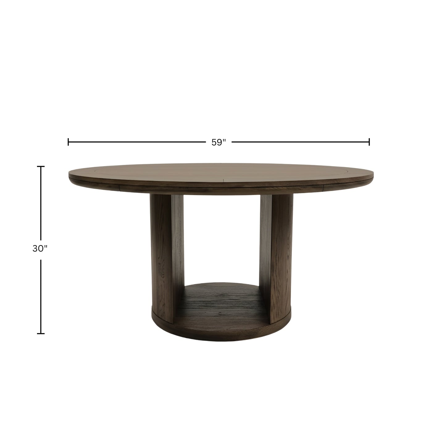 Lozano Round Dining Table - Alpine Furniture