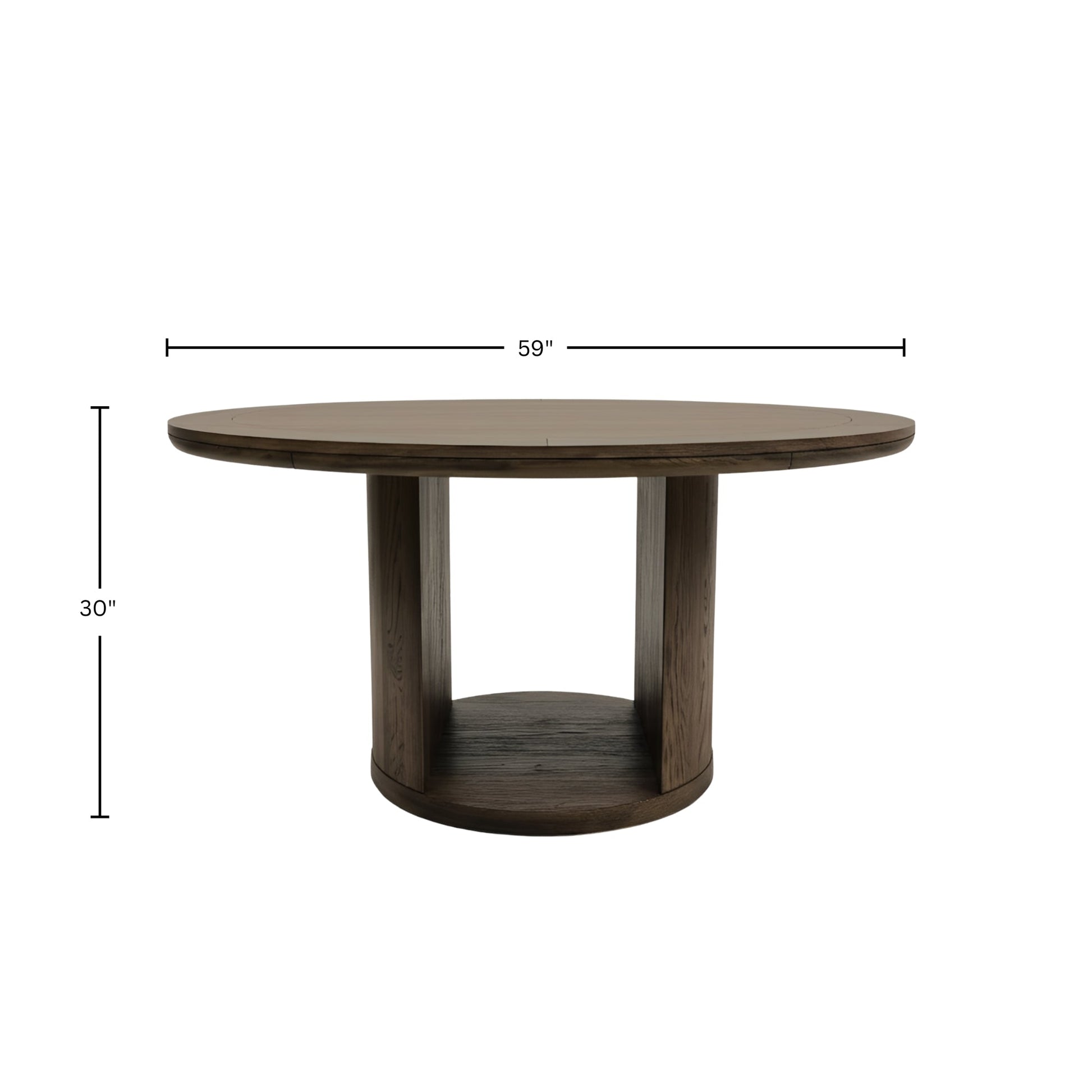 Lozano Round Dining Table - Alpine Furniture