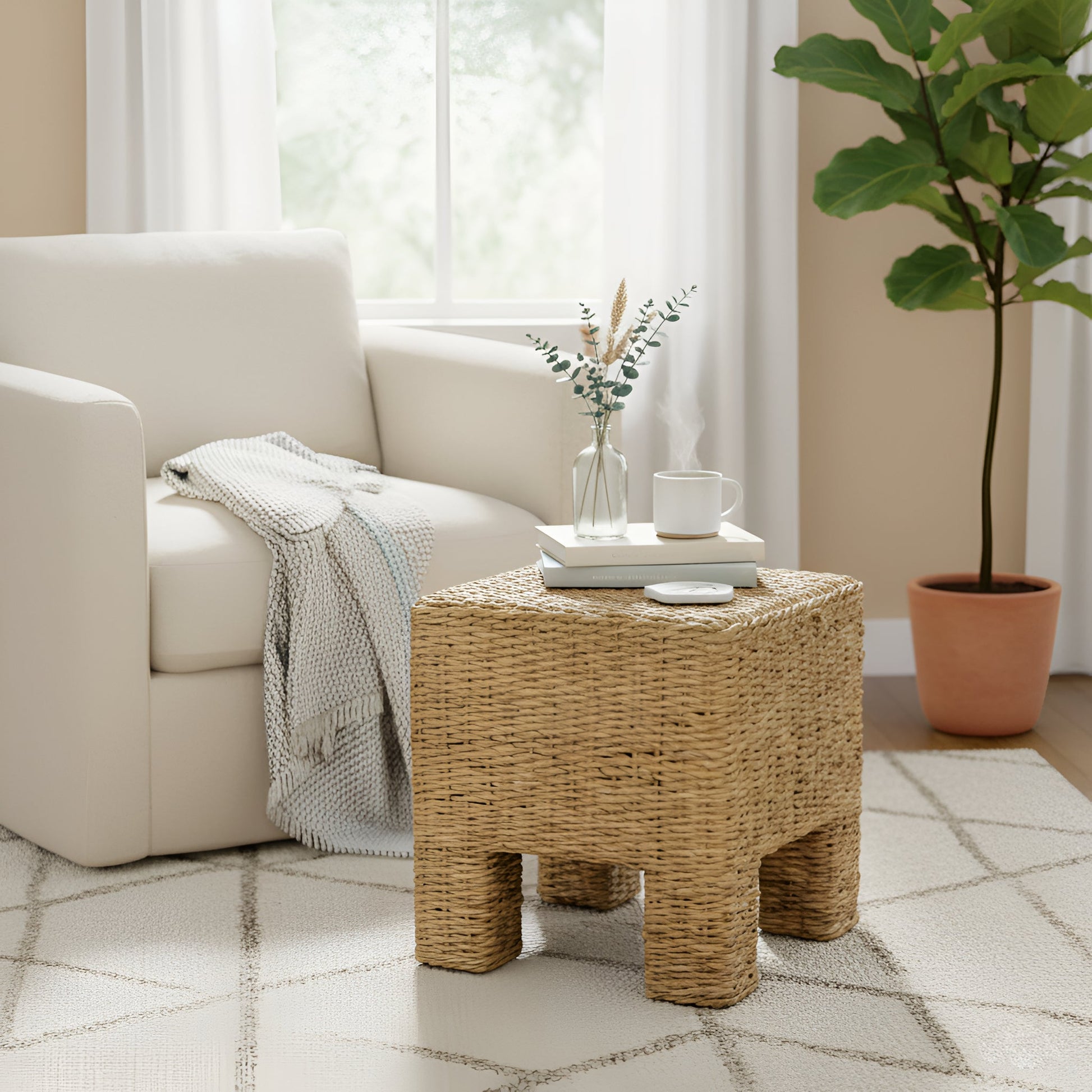 Makai Square End Table - Alpine Furniture