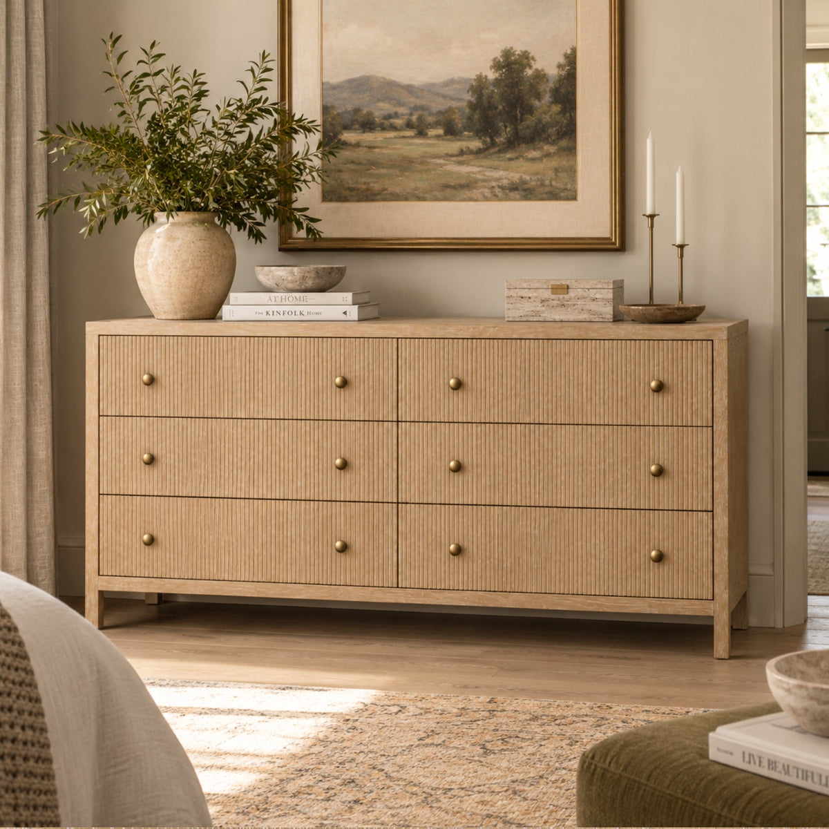 Marsha Dresser, Natural - Alpine Furniture