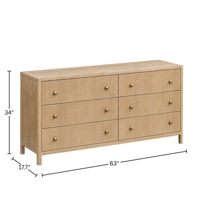 Marsha Dresser, Natural - Alpine Furniture