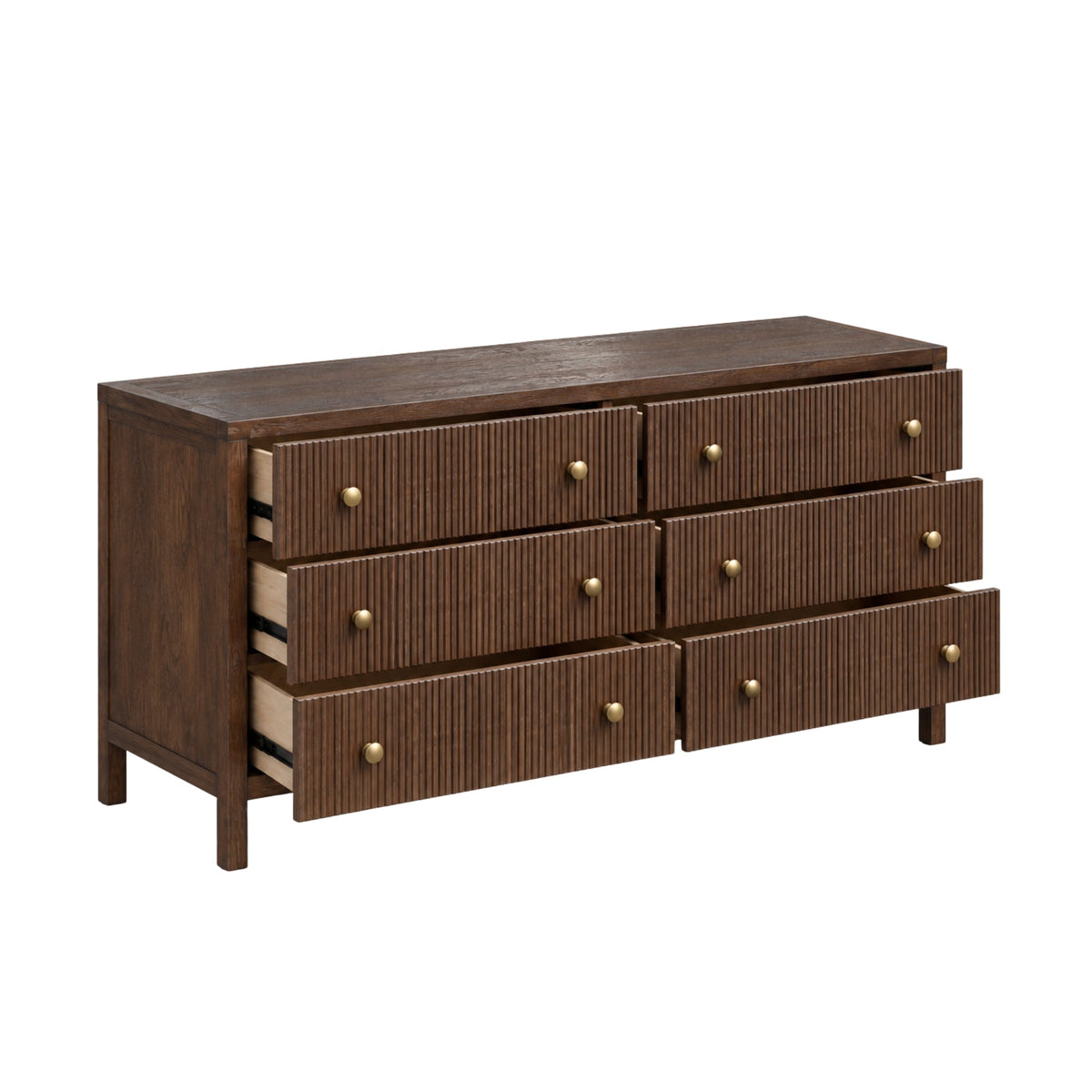 Marsha Dresser, Walnut - Alpine Furniture