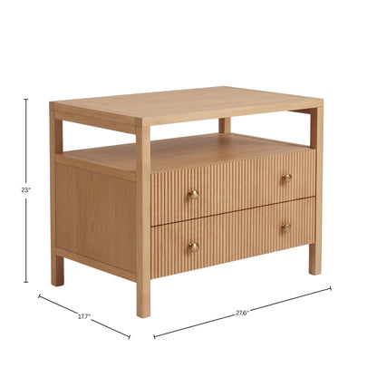 Marsha Nightstand, Natural - Alpine Furniture