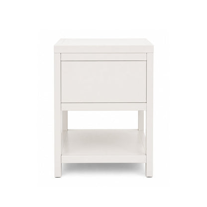 Marsha One Drawer Nightstand, Coconut Milk - Alpine Furniture