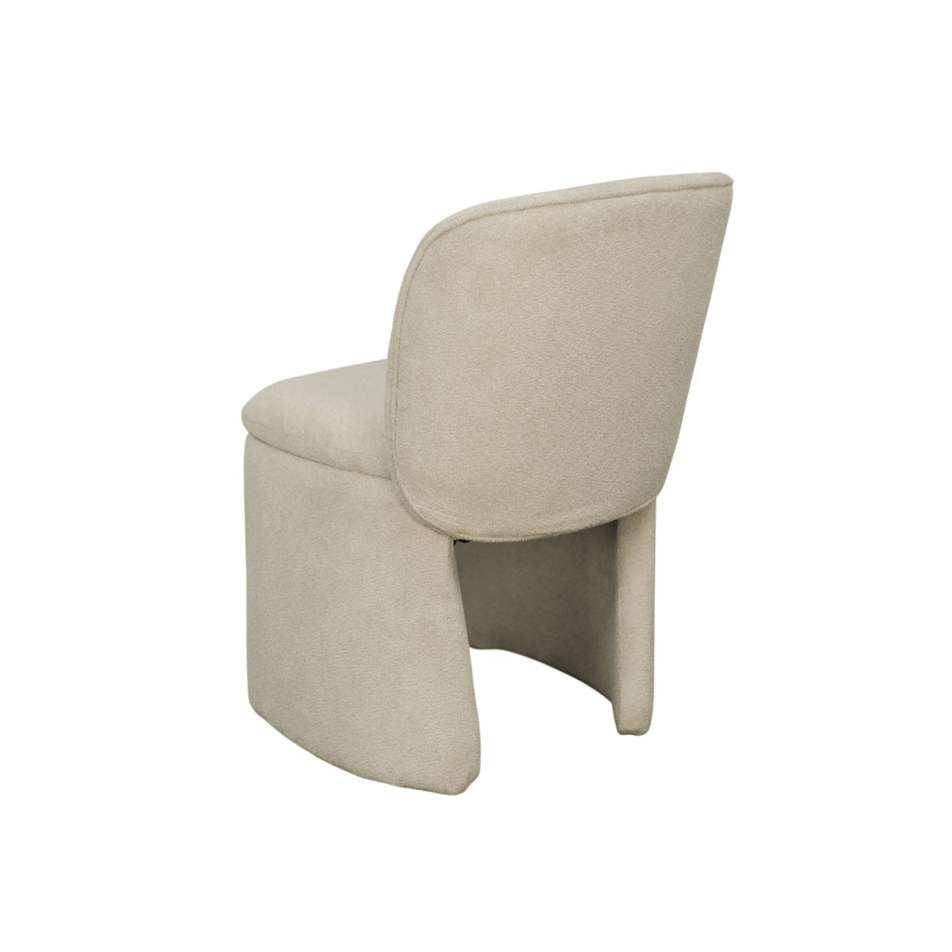 Mia Side Chair, Beige - Alpine Furniture