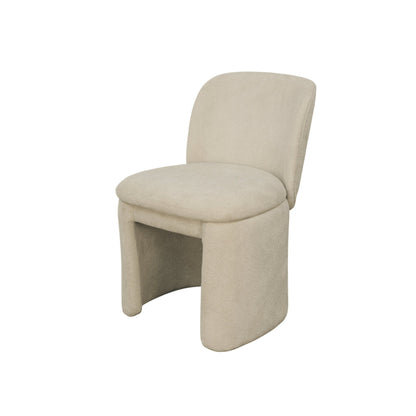 Mia Side Chair, Beige - Alpine Furniture