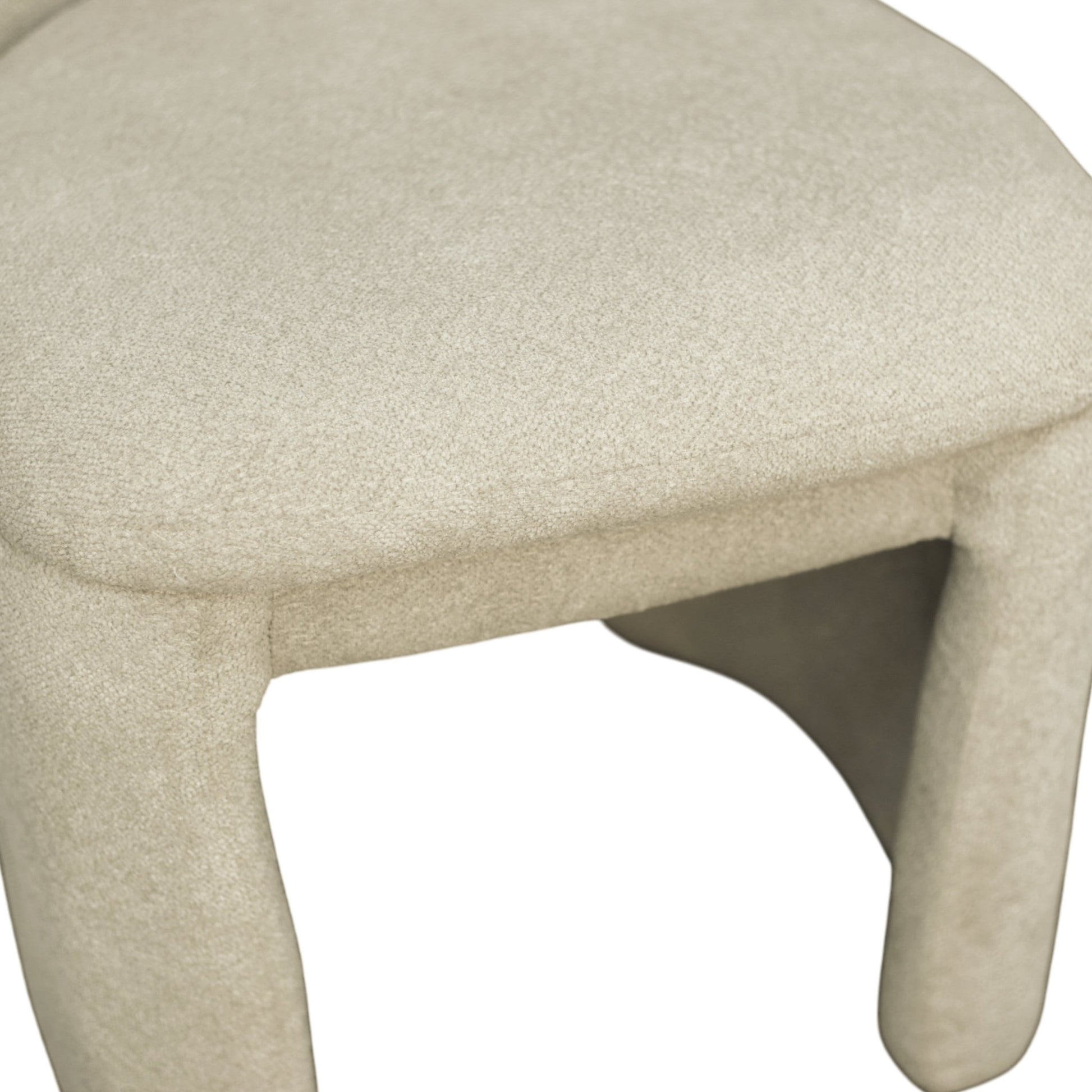 Mia Side Chair, Beige - Alpine Furniture