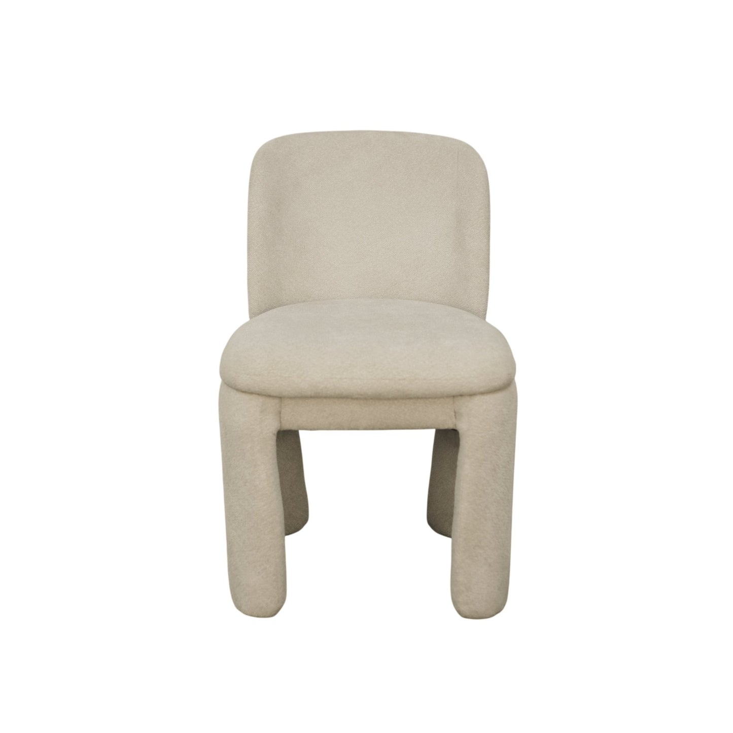 Mia Side Chair, Beige - Alpine Furniture
