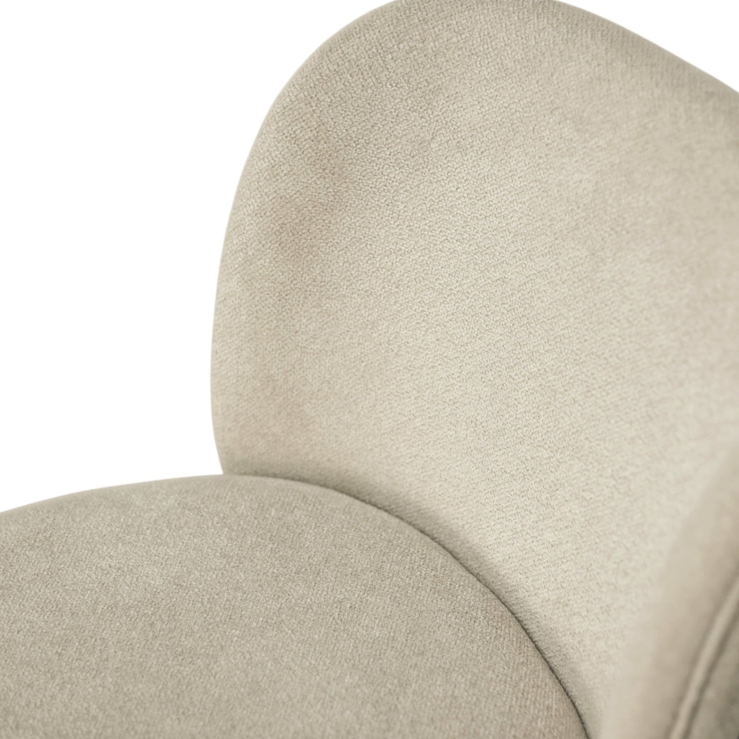 Mia Side Chair, Beige - Alpine Furniture