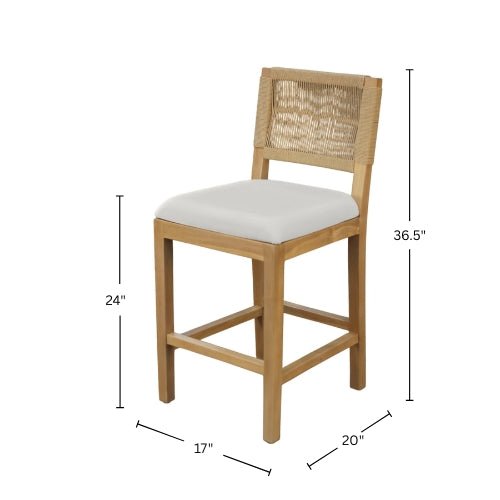 Monterey Loom Counter Stools (Set of 2) - Alpine Furniture