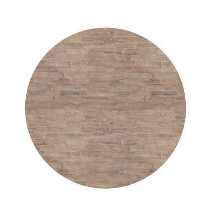 Newberry Round Dining Table, Weathered Natural - Alpine Furniture